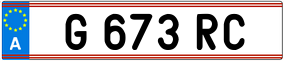 Truck License Plate